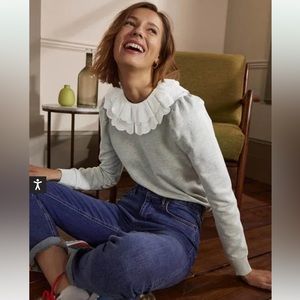 [Boden] Hattie Collar Sweatshirt